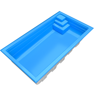 Rectangular con Escalera 6.4x3.4 Prof: 1 a 1.7